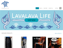 Tablet Screenshot of lavalavalife.com